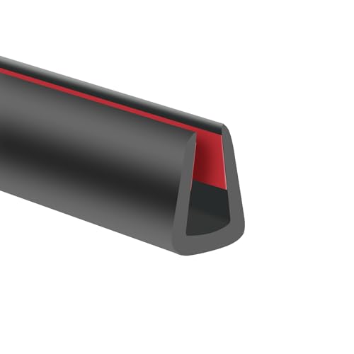 Rubber Edge Trim (Fit 1/4" - L20' / Black)