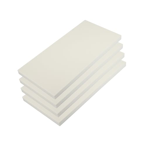 400x200x20mm 4pcs Car Garage Wall Guard Door Bumper Protector Anti Collision Water Resistance White Auto Replacement Parts