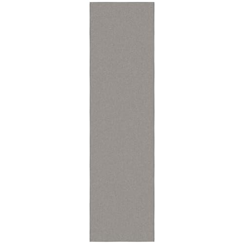 3x10 Hallway Runner Rug (Solid Gray)