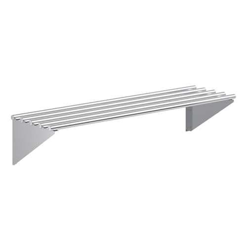 14 in. x 48 in. NSF Stainless Steel Tubular Wall Shelf (14 in. x 48 in.)