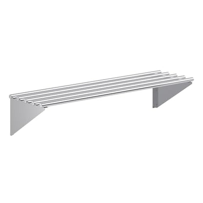 14 in. x 48 in. NSF Stainless Steel Tubular Wall Shelf (14 in. x 48 in.)