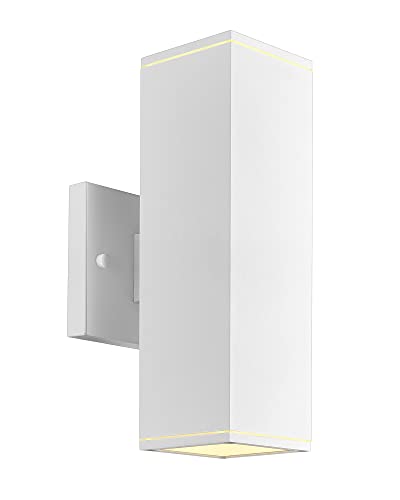 Modern Outdoor Wall Light (White 1PK)