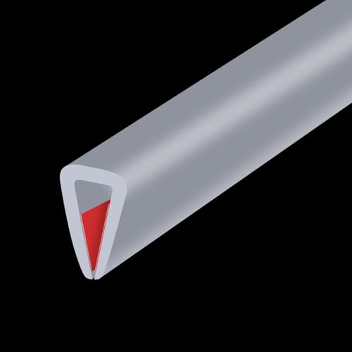 Rubber Edge Trim (Fit 1/8" - L20' / Grey)
