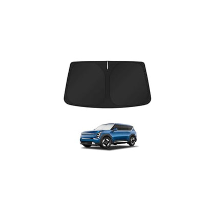Windshield Sun Shade for Kia EV9 2024 2025 2026 Window Accessories Shade Sun Visor Cover Foldable Block UV Rays (FOR | Kia EV9 2024-2026)