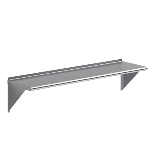 16 in. x 60 in. Stainless Steel Wall Mount Shelf (16 in. x 60 in.)