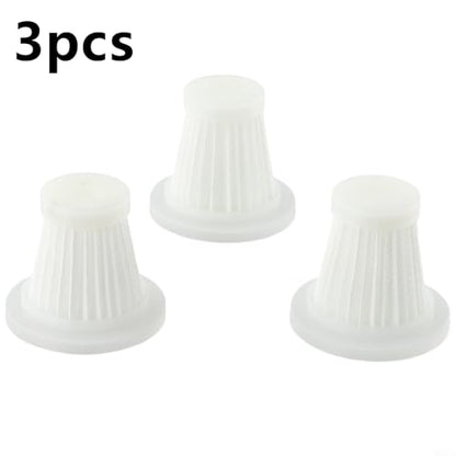 for MINI Vacuum Cleaner Filter Element Replacement Parts Washable Screen for Compatible For Car Cordless Vacuum Home Cleaning Maintenance Accessories Vacuum Handheld Upright Filter (3 PACK)
