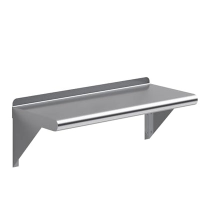 10 in. x 24 in. Stainless Steel Wall Mount Shelf (10 in. x 24 in.)