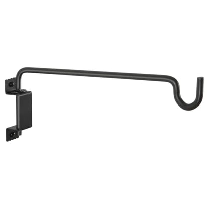 16 Inch Outdoor Hanging Brackets (Black / 12in-1-C-Swivel)