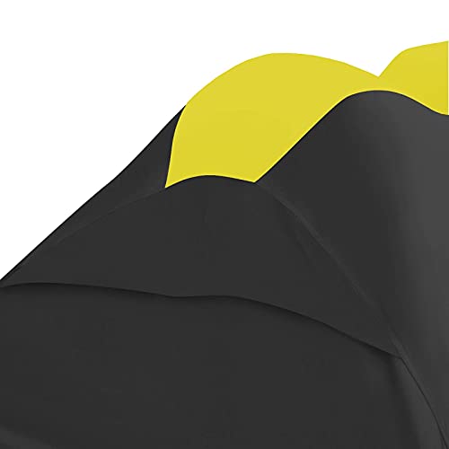 Trailerable Jet Ski Cover (Yellow/Black / Fits from 96"-102"(1 seater))
