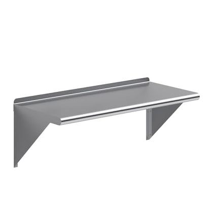 36" Long X 16" Deep Stainless Steel Wall Shelf (36" Long X 16" Deep)