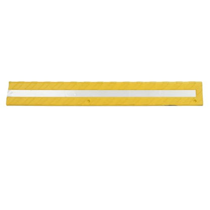 Garage Wall Protector Rubber Wall Corner Guard for Parking Garages (Yellow)