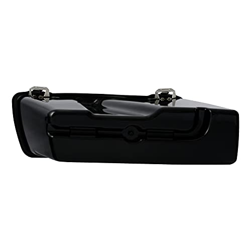 Matte Black Hard Saddlebags Fit for Harley Road King Street Glide Electra Glide Ultra 1994 (Matte Black / For 1994-2013)