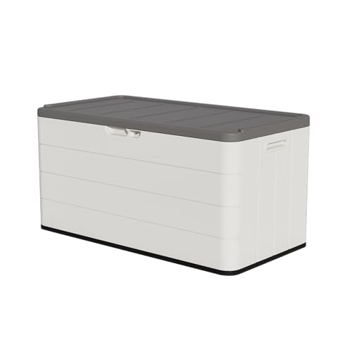 110 Gallon Pro Resin Deck Box (White / 110 Gallon)