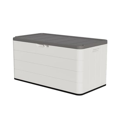110 Gallon Pro Resin Deck Box (White / 110 Gallon)