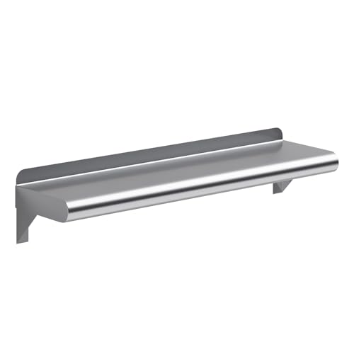 6 in. x 24 in. Stainless Steel Wall Mount Shelf (6 in. x 24 in.)