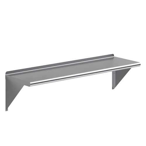 14 in. x 48 in. Stainless Steel Wall Mount Shelf (14 in. x 48 in.)