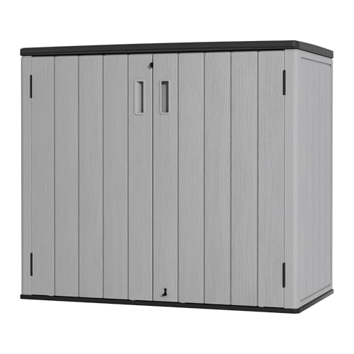 Large Outdoor Storage Box (37Cu.ft-Grey)