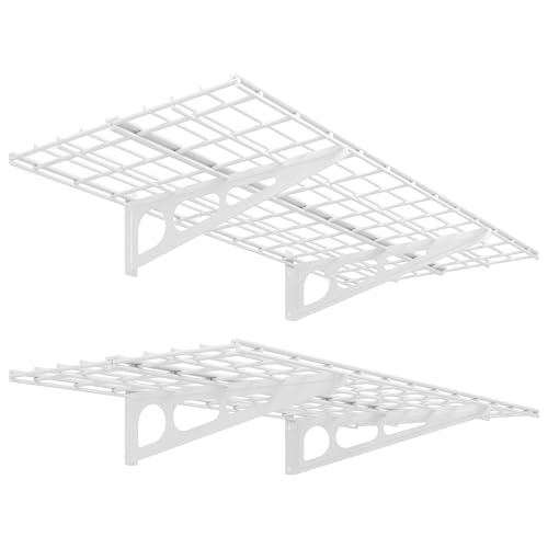 2 Pack 2x4ft 24 (2 pack-2x4 ft / White)