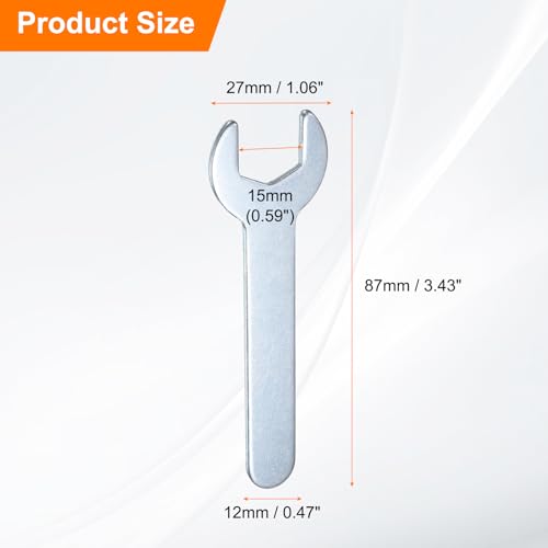 10pcs Small Wrench 15mm Open End U (15x87x2mm)