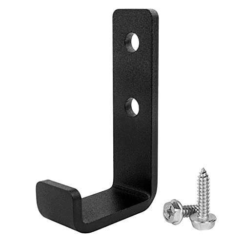 4 Pack 1-5/8" Heavy Duty Steel J Hook, Wall Mount Garage Hanging Bracket (1-5/8 Inch)