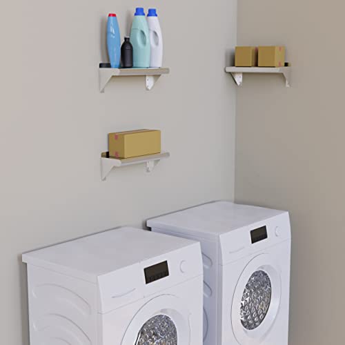 6" X 16" Stainless Steel Wall Shelf (16 in. x 6 in.)