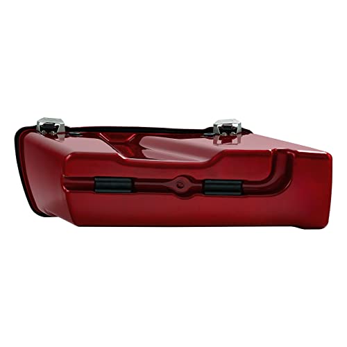 Motorcycle Saddlebags Hard Saddle Bags For Harley Touring 1993 (Red / Standard)