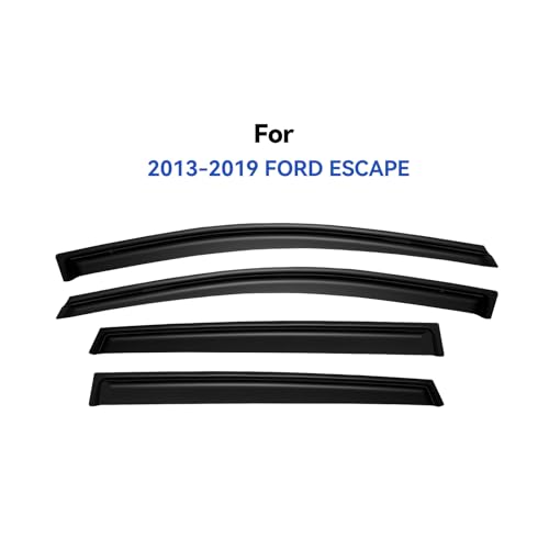 Window Visors Rain Guards for 2013 (2013-2019 Ford Escape)