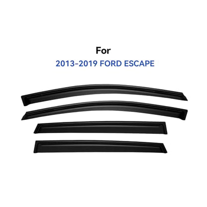 Window Visors Rain Guards for 2013 (2013-2019 Ford Escape)
