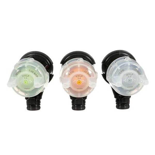 Performance Pressure HVLP Atomizing Head Refill Variety Kit (Feed Type: Pressure / Variety (1.1mm, 1.4mm, 1.8mm))