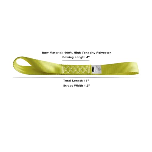 Soft Loop Tie Down Straps (Yellow)