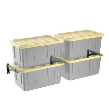 Wall Mounted Tote Rack Storage System