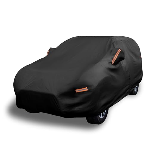SUV Car Cover Waterproof All Weather. See Size (Black / S1 - see Vehicle Size Chart)