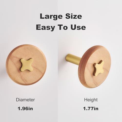 Solid Brass & Maple (Maple)