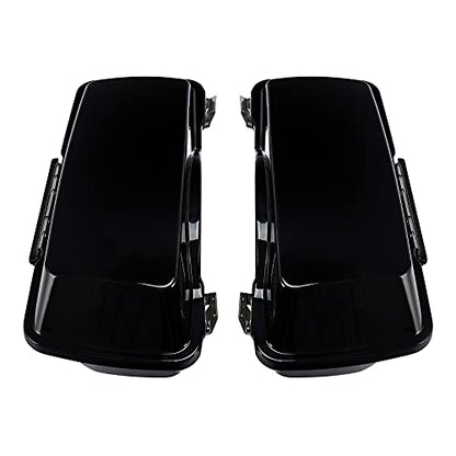 Hard Saddlebags Black Latches Fit for Harley Touring 94 (Vivid Black 2# / For 1994-2013)