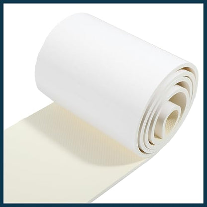 2000x200x6.5mm Car Garage Wall Guard Door Bumper Universal Protector Anti Collision Waterproof White Automotive Parts