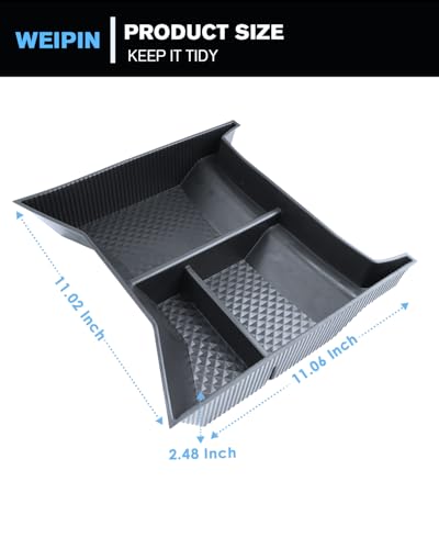 for Lower Center Console Organizer Tray Compatible with 2022 (IX 22-26 Lower Center Tray)