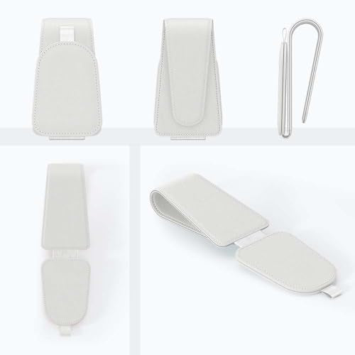 Magnetic Sunglass Holder for Car Visor (White)