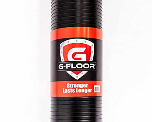Garage Flooring 5' x 10' Midnight Black Ribbed Channel Vinyl Protector Mat (5' x 10' / Midnight Black)