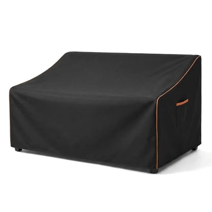 Outdoor Sofa Cover (#Black / 90W x 42D x 33H)