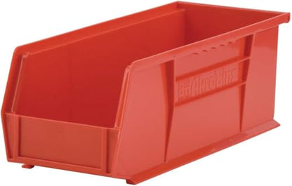30234 AkroBins Plastic Storage Bins (Red / Storage Bins Only)