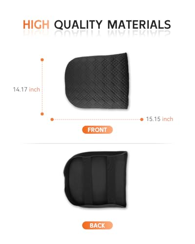 for 2025 2026 Chevrolet Suburban Center Console Cover Armrest Box Cover for Suburban (Suburban Thickened Black Leather Square)