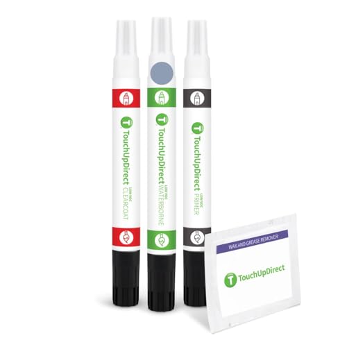 1K5 Moon Dust Compatible with Toyota Exact Match Touch Up Paint Combo (Combo - Preferred Kit / Moon Dust)