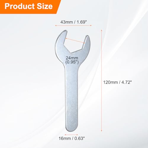 10pcs Small Wrench 24x120x2.3mm Metric U (24x120x2.3mm)