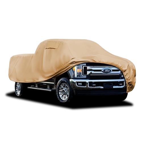 Heavy Duty Outdoor Car Cover Custom Fit for Ford 1999 (Custom Fit Ford F250/F350 / brown)
