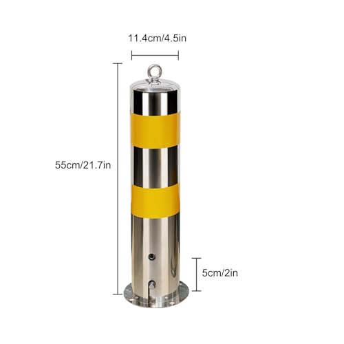 Safety Barrier Bollard (Yellow (1pcs))