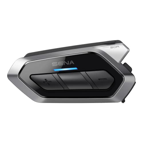 50R 3 Button Motorcycle Bluetooth Headset w (Single Pack)