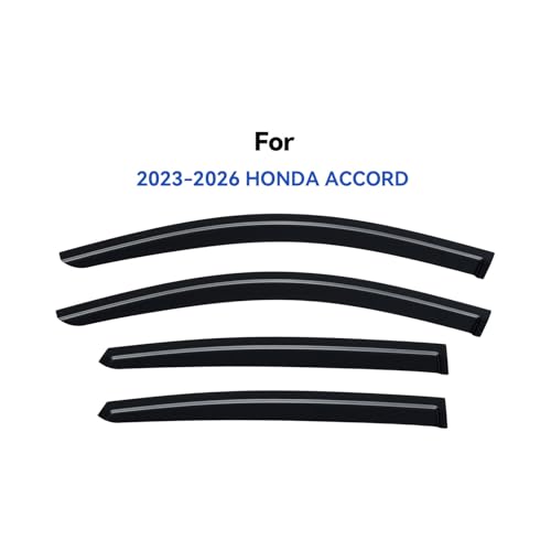 Window Visors Rain Guards for Honda Accord 2023 2024 2025 2026 Sedan (2023-2026 Honda Accord)
