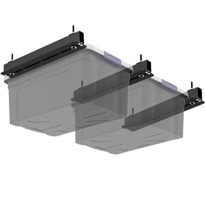 3 Pack Overhead Storage Bin Rack (2 Bins)