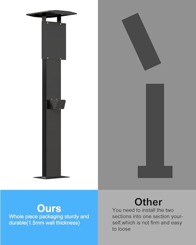 EV Charger Pedestal (Black)