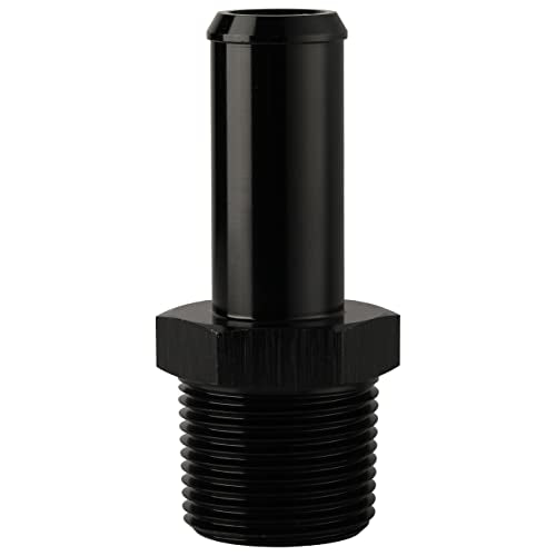 3 4 NPT Male to 3 (3/4 NPT to 3/4 Barb / Black - Straight)